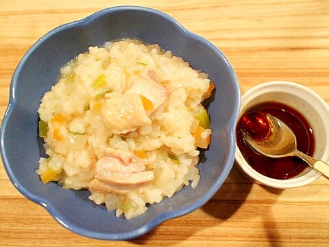 疲労回復 野菜も肉もオールインワン サムゲタン風粥 レシピ 作り方 By Seika A 楽天レシピ